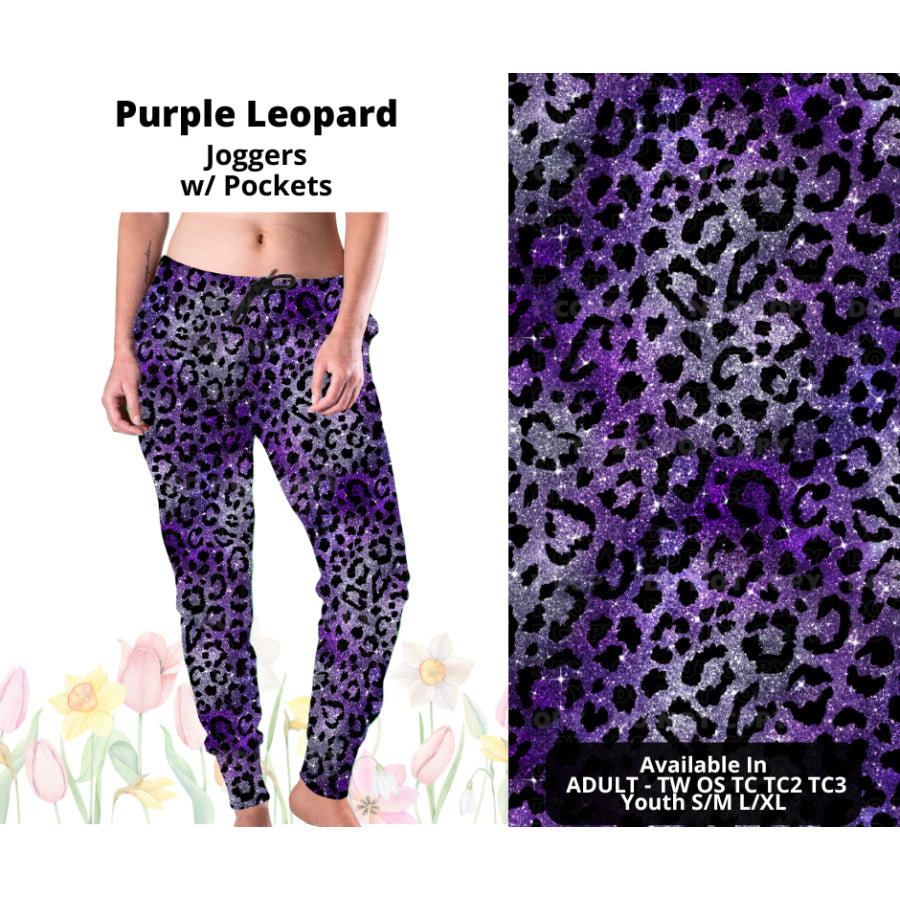 Preorder Custom Styles - Purple Leopard - Closes 17 Mar - ETA late Jun 2025 Leggings