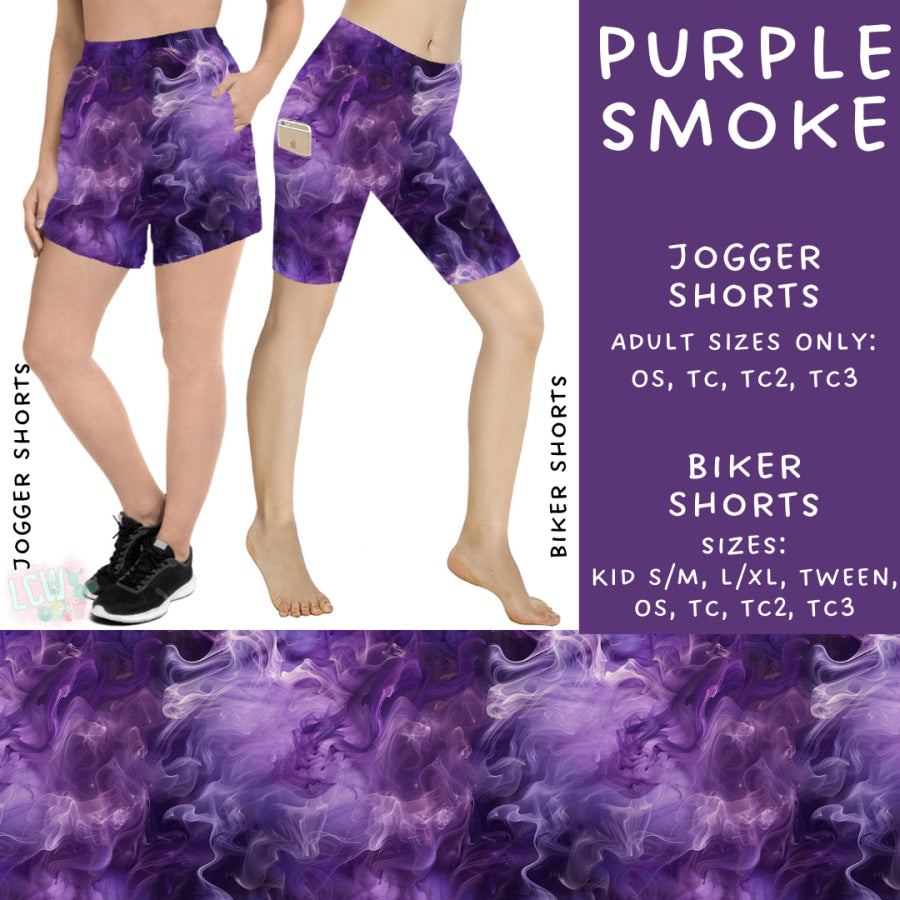 Preorder Custom Styles - Purple Smoke - Closes 18 Sep - ETA early Dec 2024 Leggings