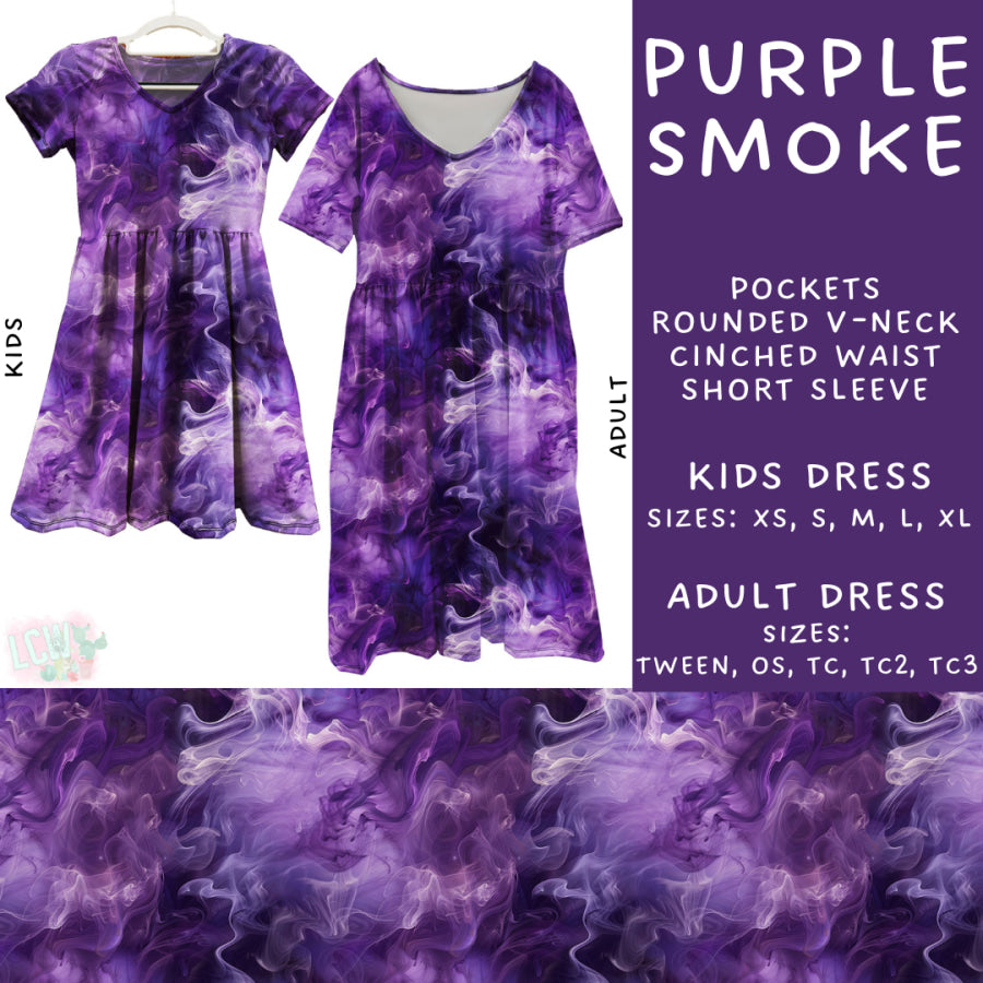 Preorder Custom Styles - Purple Smoke - Closes 18 Sep - ETA early Dec 2024 Leggings