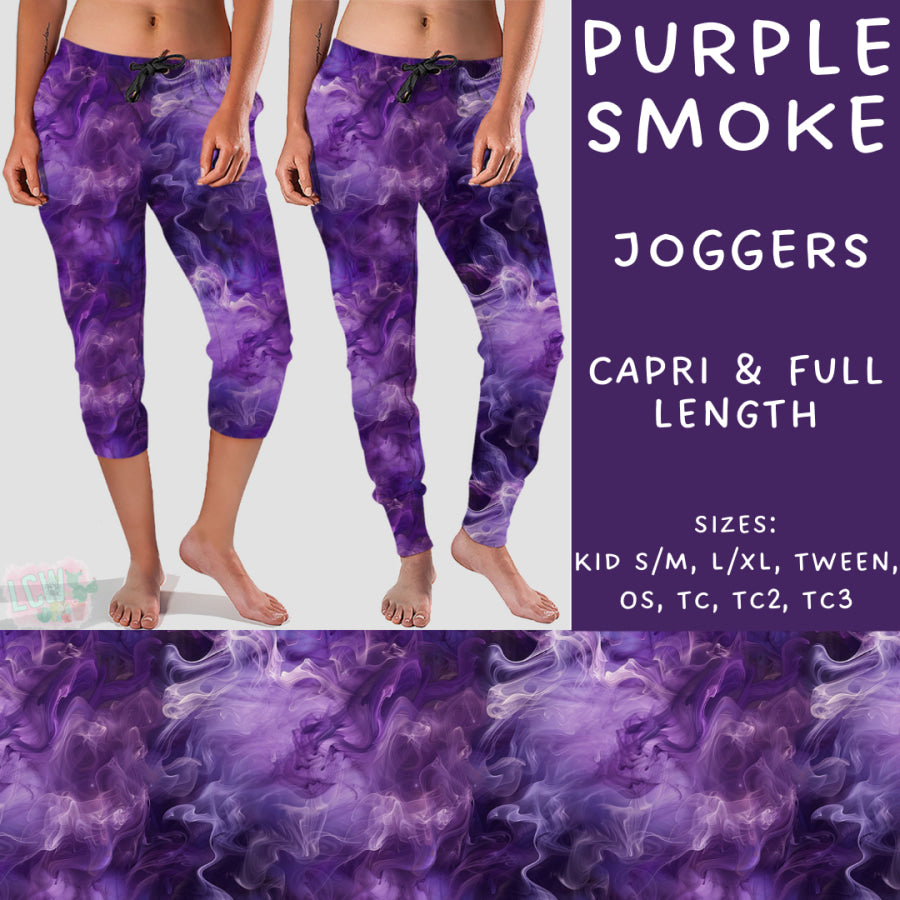 Preorder Custom Styles - Purple Smoke - Closes 20 Feb - ETA mid May 2025 Leggings