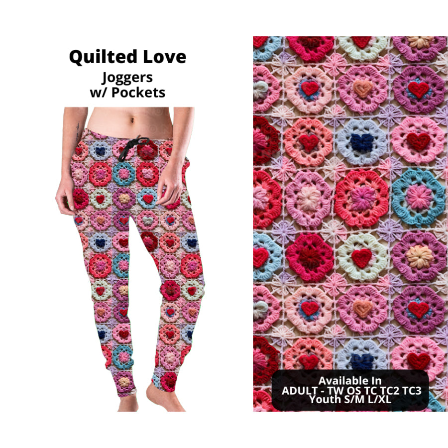 PREORDER Custom Styles - Quilted Love - Closes 28 Nov - ETA late Feb 2025 Leggings