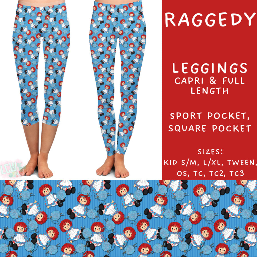 Preorder Custom Styles - Raggedy - Closes 17 Jan - ETA late Apr 2025 Leggings