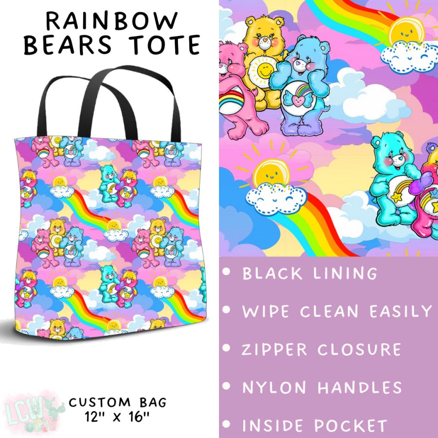 Preorder Custom Styles - Rainbow Bears - Closes 2 Dec - ETA late Feb 2025 Leggings