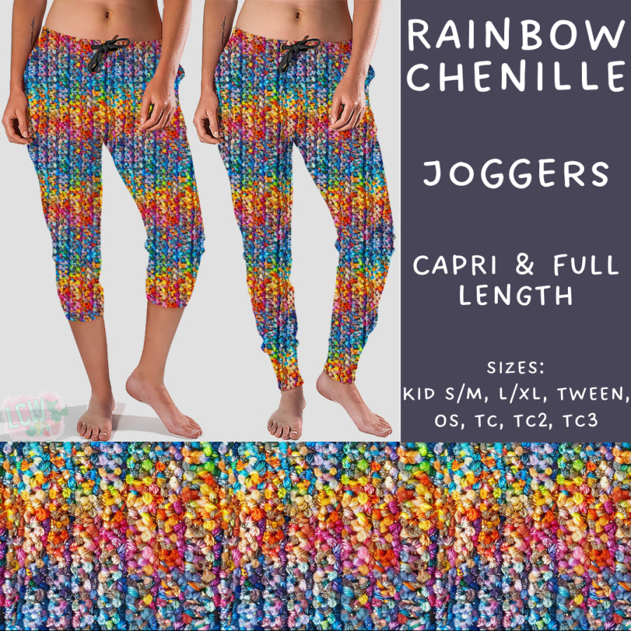 Preorder Custom Styles - Rainbow Chenille - Closes 10 Jan - ETA early Apr 2025 Leggings