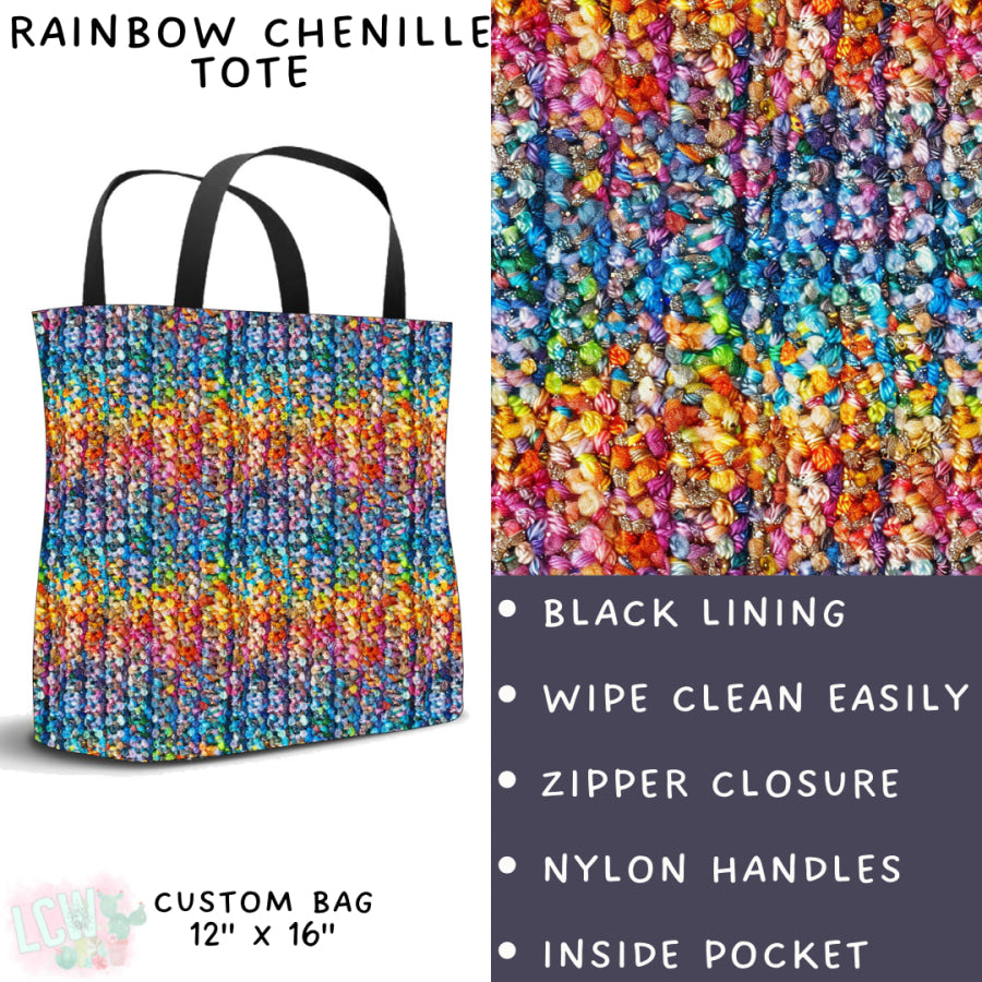 Preorder Custom Styles - Rainbow Chenille - Closes 10 Jan - ETA early Apr 2025 Leggings