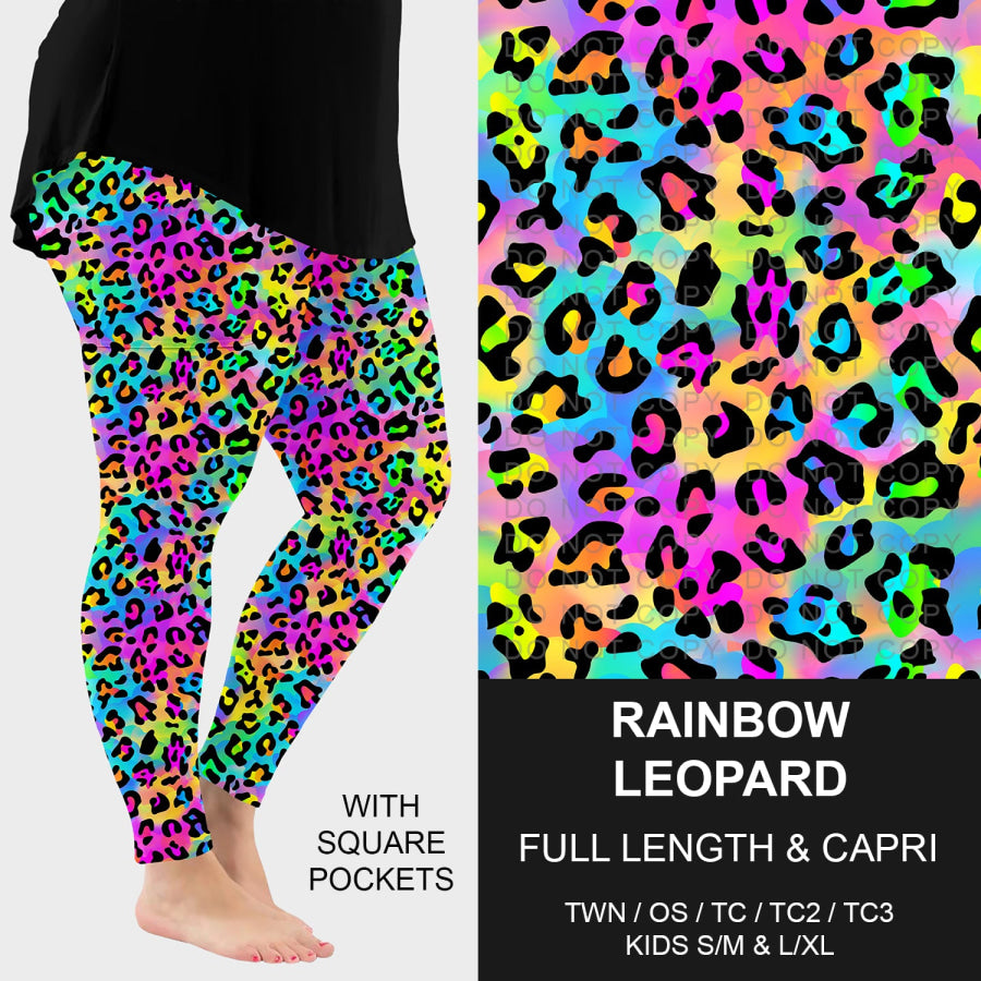 PREORDER Custom Styles - Rainbow Leopard - Closes 13 May - ETA early Aug 2025 Loungewear