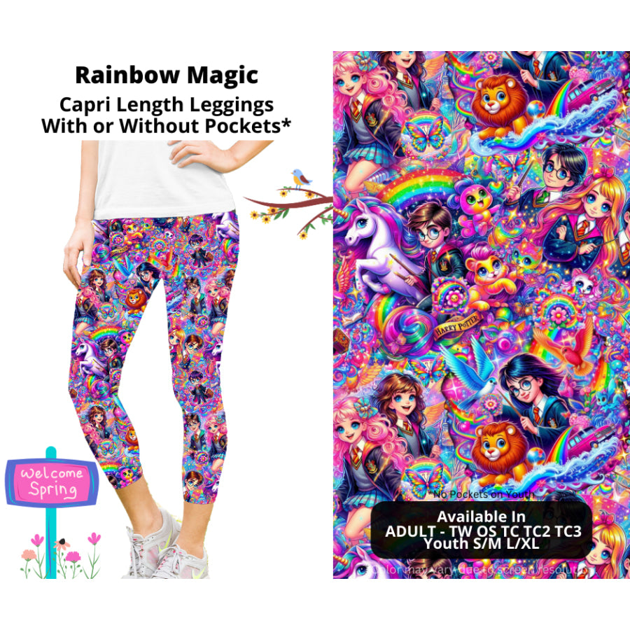 PREORDER Custom Styles - Rainbow Magic - Closes 27 Jan - ETA late Apr 2025 Leggings