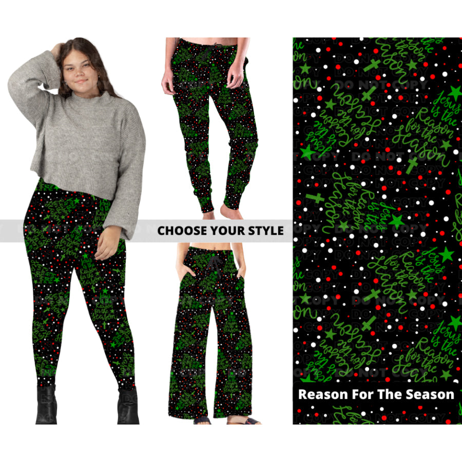 PREORDER Custom Styles - Reason For The Season - Closes 7 Oct - ETA late Dec 2024 Leggings