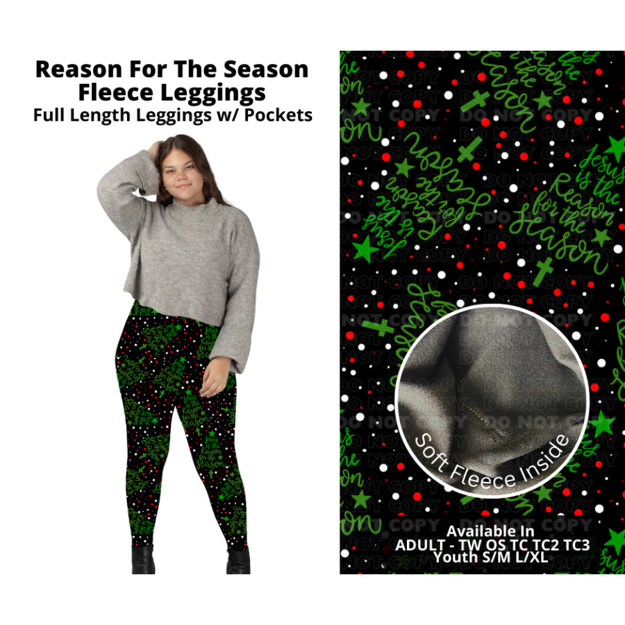 PREORDER Custom Styles - Reason For The Season - Closes 7 Oct - ETA late Dec 2024 Leggings