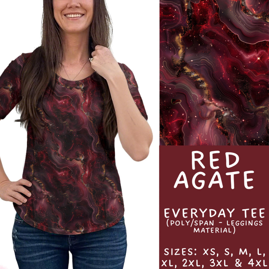 Preorder Custom Styles - Red Agate - Closes 17 Nov - ETA early Feb 2026 Leggings