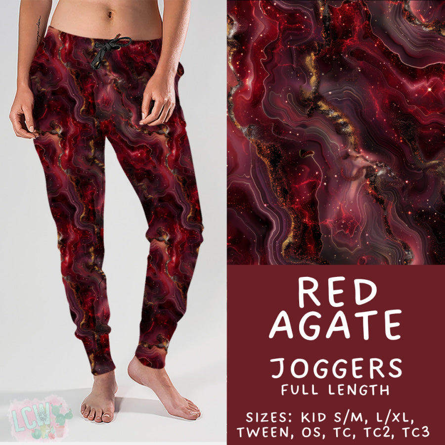 Preorder Custom Styles - Red Agate - Closes 17 Nov - ETA early Feb 2026 Leggings