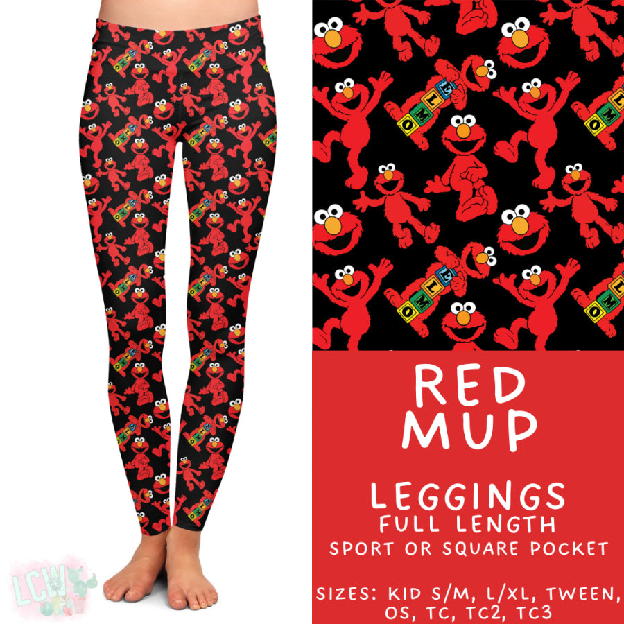 Preorder Custom Styles Red Mup Closes 11 Sep ETA late Nov 2025 Leggings