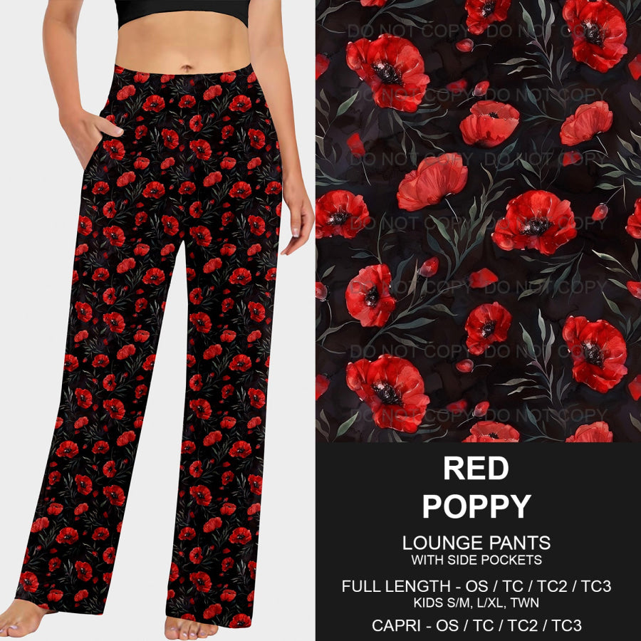 PREORDER Custom Styles - Red Poppy - Closes 21 Jan - ETA late Apr 2025 Loungewear