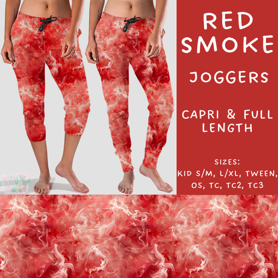 Preorder Custom Styles - Red Smoke - Closes 18 Sep - ETA early Dec 2024 Leggings