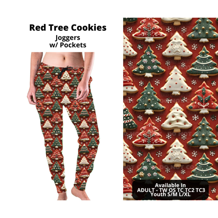 PREORDER Custom Styles - Red Tree Cookies - Closes 7 Oct - ETA late Dec 2024 Leggings