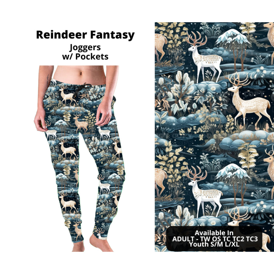 PREORDER Custom Styles - Reindeer Fantasy - Closes 14 Oct - ETA early Jan 2024 Leggings