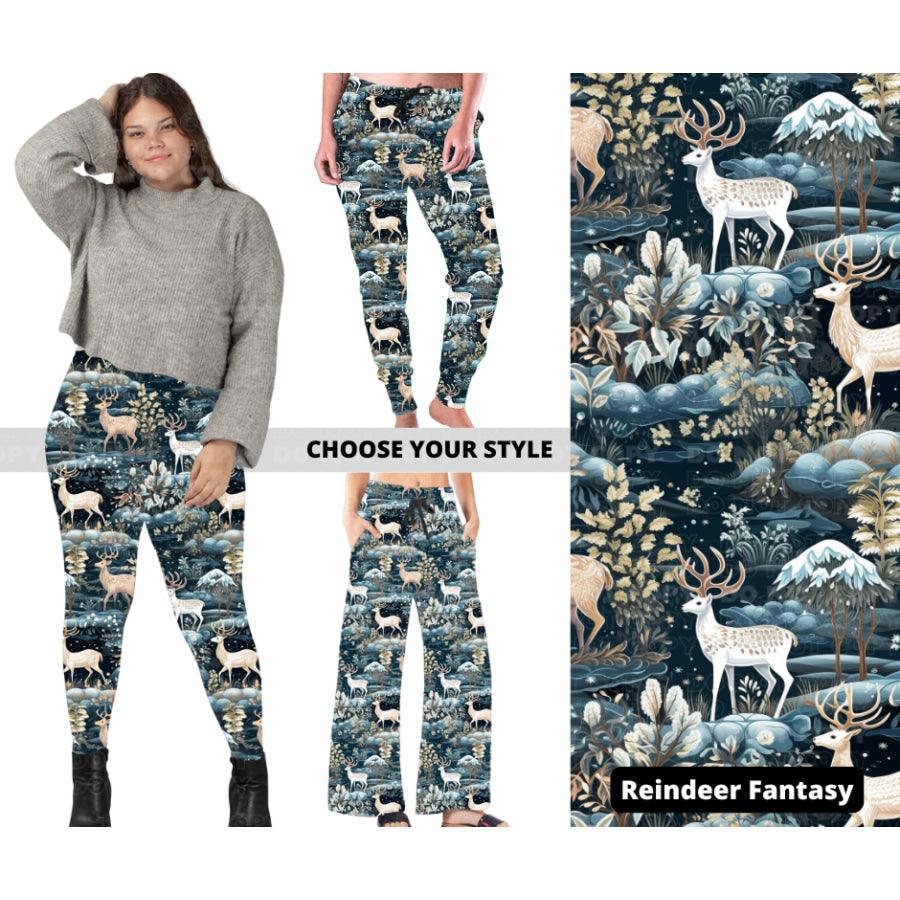 PREORDER Custom Styles - Reindeer Fantasy - Closes 14 Oct - ETA early Jan 2024 Leggings