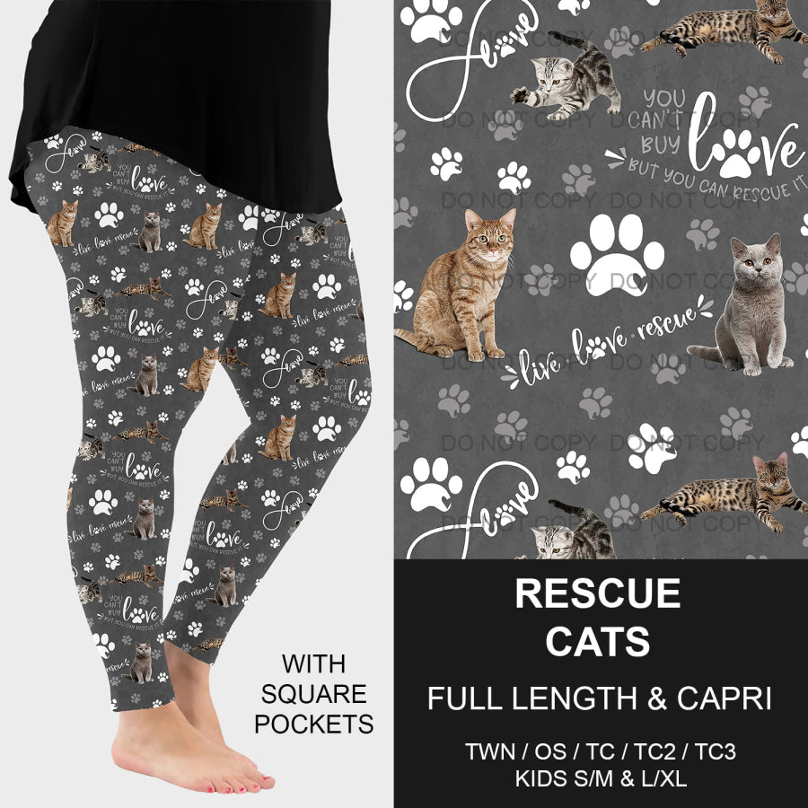 PREORDER Custom Styles - Rescue Cats - Closes 18 Mar - ETA mid Jun 2025 Loungewear