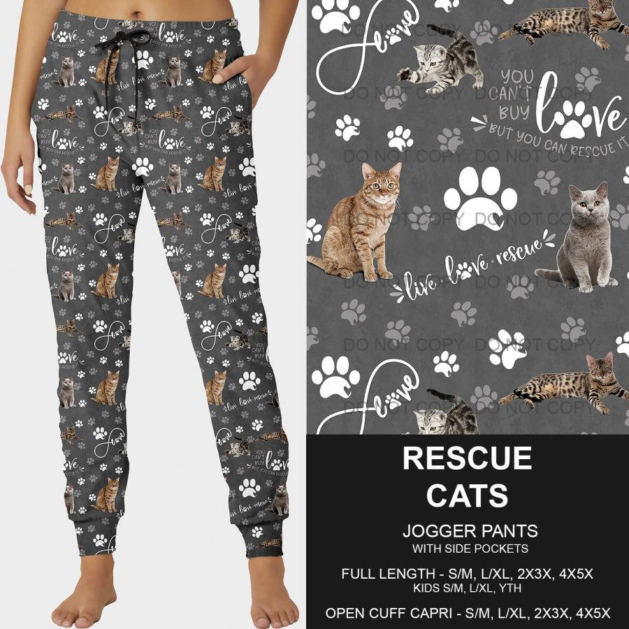 PREORDER Custom Styles - Rescue Cats - Closes 18 Mar - ETA mid Jun 2025 Loungewear