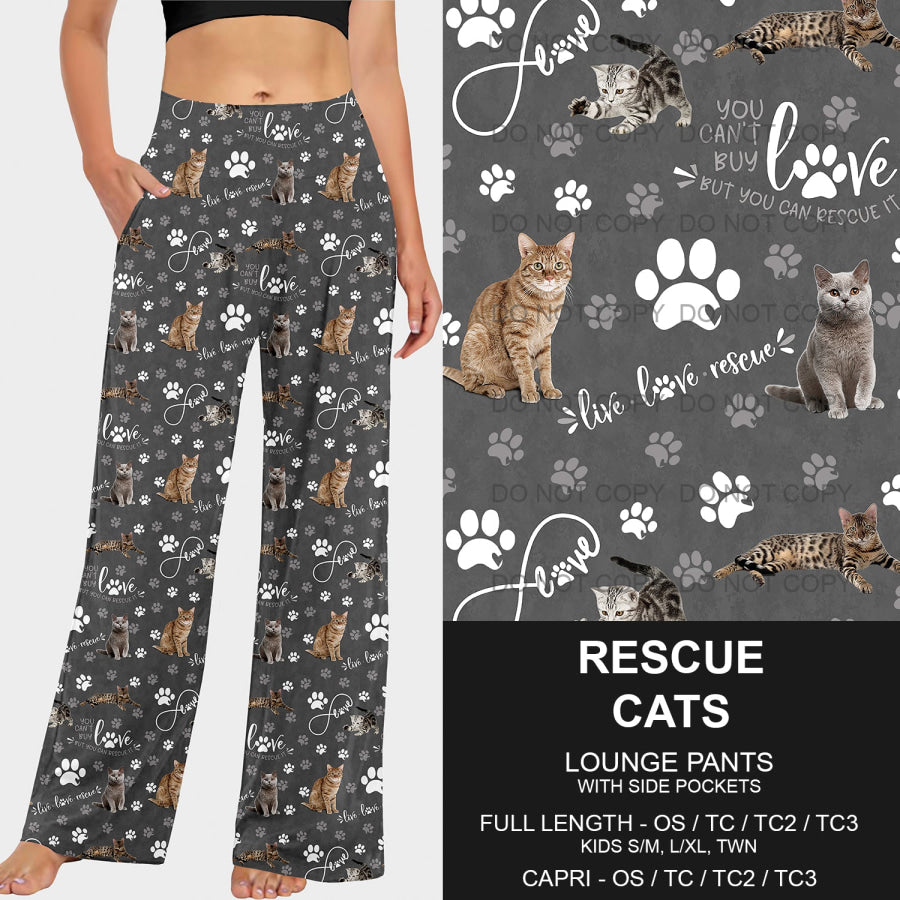 PREORDER Custom Styles - Rescue Cats - Closes 18 Mar - ETA mid Jun 2025 Loungewear