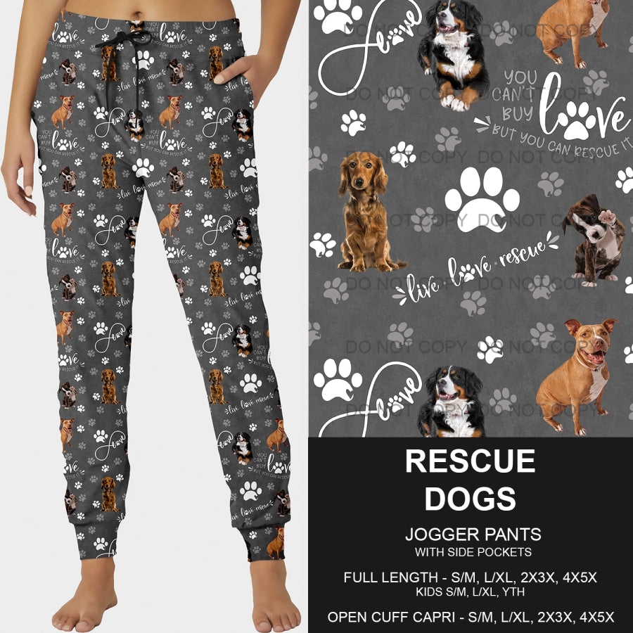 PREORDER Custom Styles - Rescue Dogs - Closes 18 Mar - ETA mid Jun 2025 Loungewear