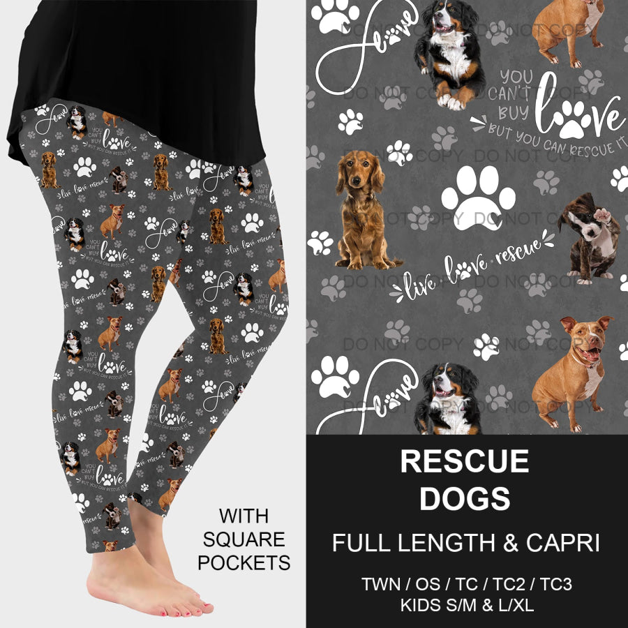 PREORDER Custom Styles - Rescue Dogs - Closes 18 Mar - ETA mid Jun 2025 Loungewear