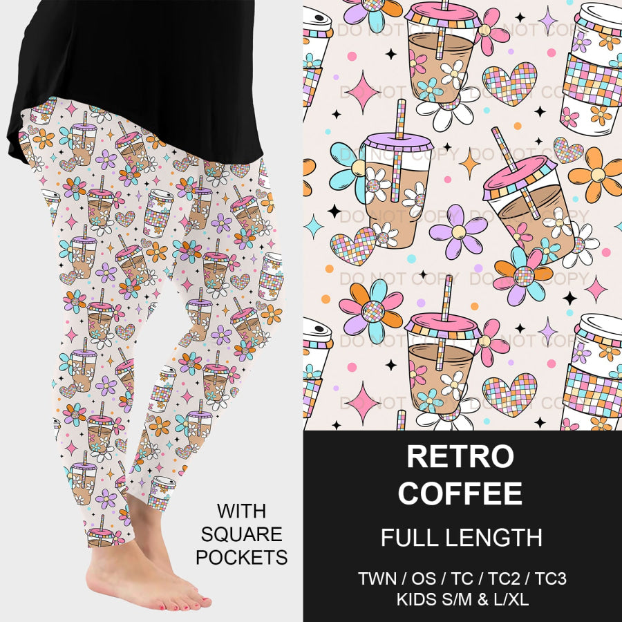 PREORDER Custom Styles - Retro Coffee - Closes 4 Mar - ETA late May 2025 Loungewear