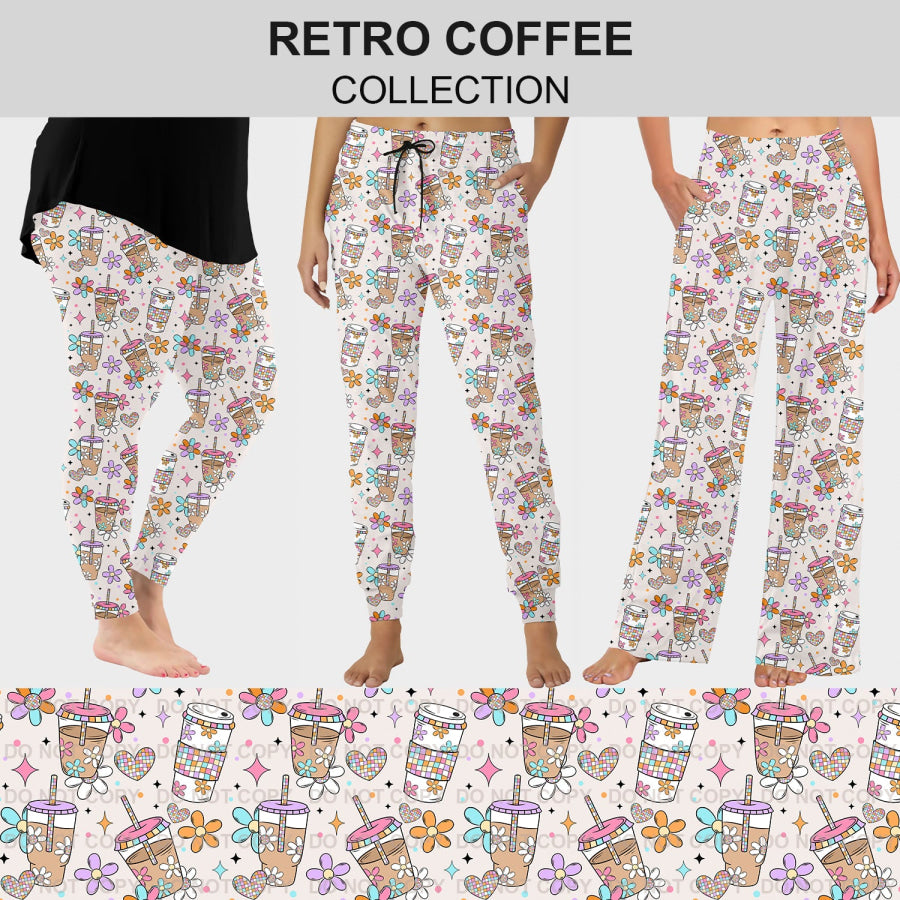 PREORDER Custom Styles - Retro Coffee - Closes 4 Mar - ETA late May 2025 Loungewear