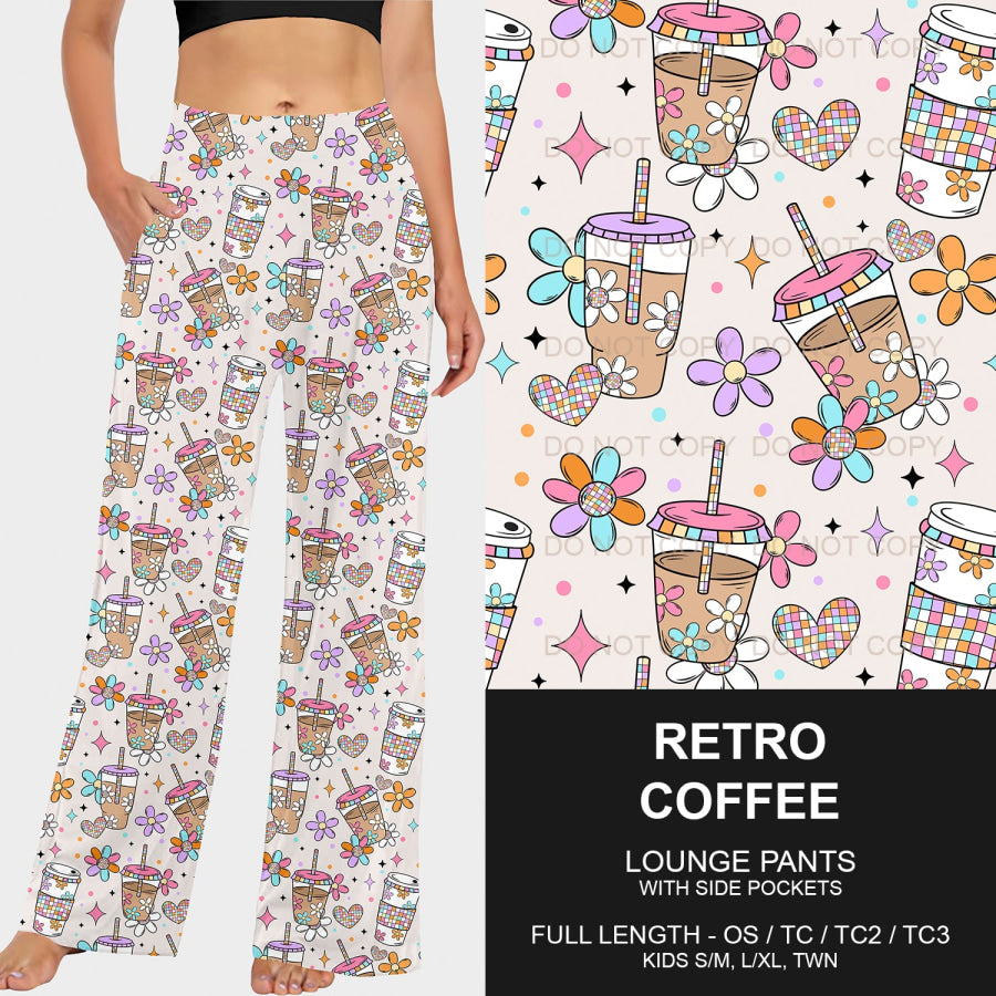 PREORDER Custom Styles - Retro Coffee - Closes 4 Mar - ETA late May 2025 Loungewear