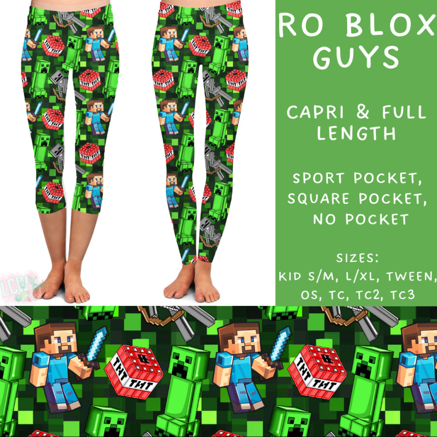 Preorder Custom Styles - Ro Blox Guys - Closes 2 Dec - ETA late Feb 2025 Leggings