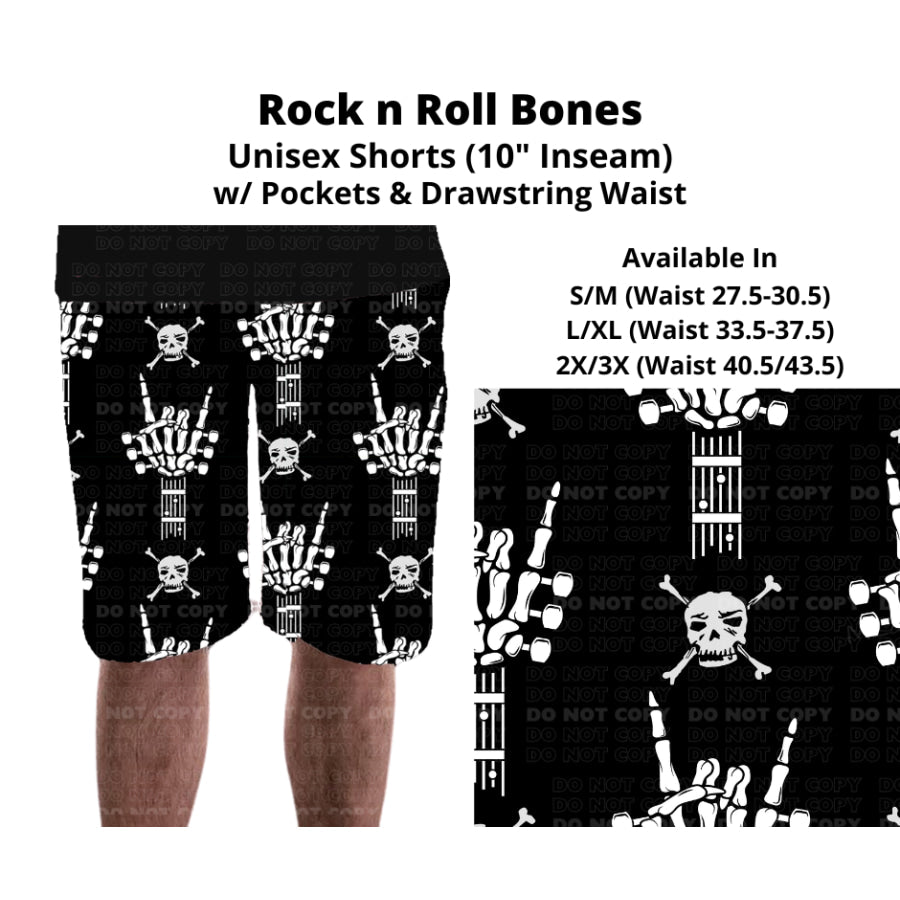 PREORDER Custom Styles - Rock N Roll Bones - Closes 27 Nov - ETA late Feb 2025 Leggings