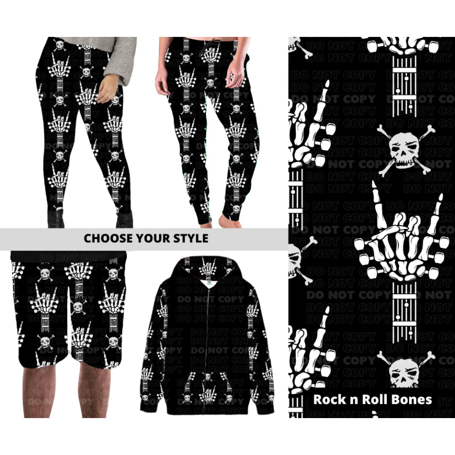 PREORDER Custom Styles - Rock N Roll Bones - Closes 27 Nov - ETA late Feb 2025 Leggings