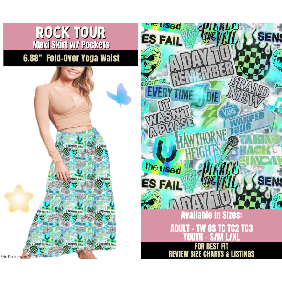 Preorder Custom Styles - Rock Tour - Closes 25 Sep - ETA late Jan 2026 Leggings