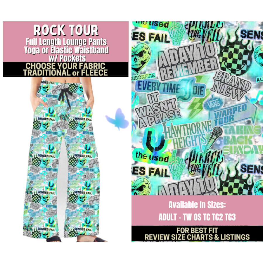 Preorder Custom Styles - Rock Tour - Closes 25 Sep - ETA late Jan 2026 Leggings