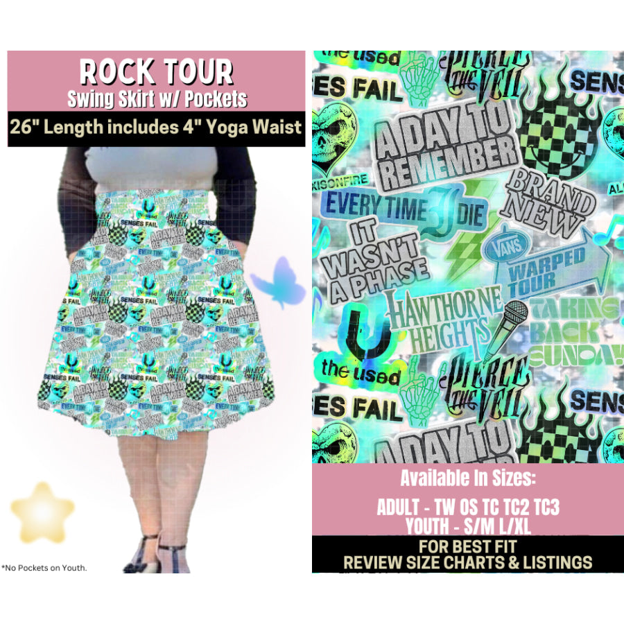 Preorder Custom Styles - Rock Tour - Closes 25 Sep - ETA late Jan 2026 Leggings