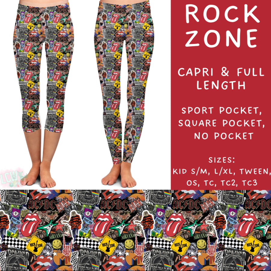 Preorder Custom Styles - Rock Zone - Closes 22 Jan - ETA late Apr 2025 Leggings