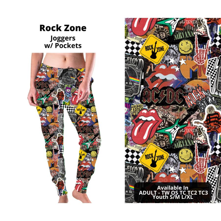 PREORDER Custom Styles - Rock Zone - Closes 27 Nov - ETA late Feb 2025 Leggings