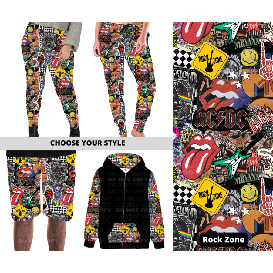 PREORDER Custom Styles - Rock Zone - Closes 27 Nov - ETA late Feb 2025 Leggings