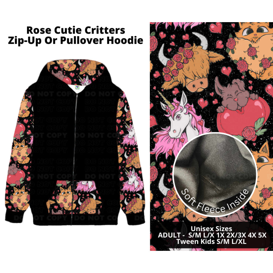 PREORDER Custom Styles - Rose Cutie Critters - Closes 28 Nov - ETA late Feb 2025 Leggings