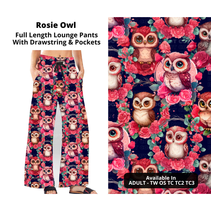 PREORDER Custom Styles - Rosie Owl - Closes 28 Nov - ETA late Feb 2025 Leggings