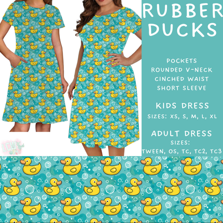 Preorder Custom Styles - Rubber Ducks - Closes 5 Mar - ETA late May 2025 Leggings