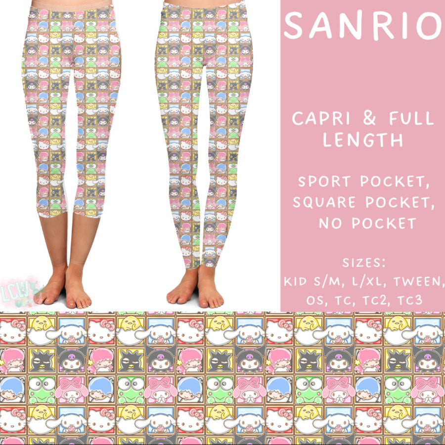 Preorder Custom Styles - San Rio - Closes 10 Jan - ETA early Apr 2025 Leggings