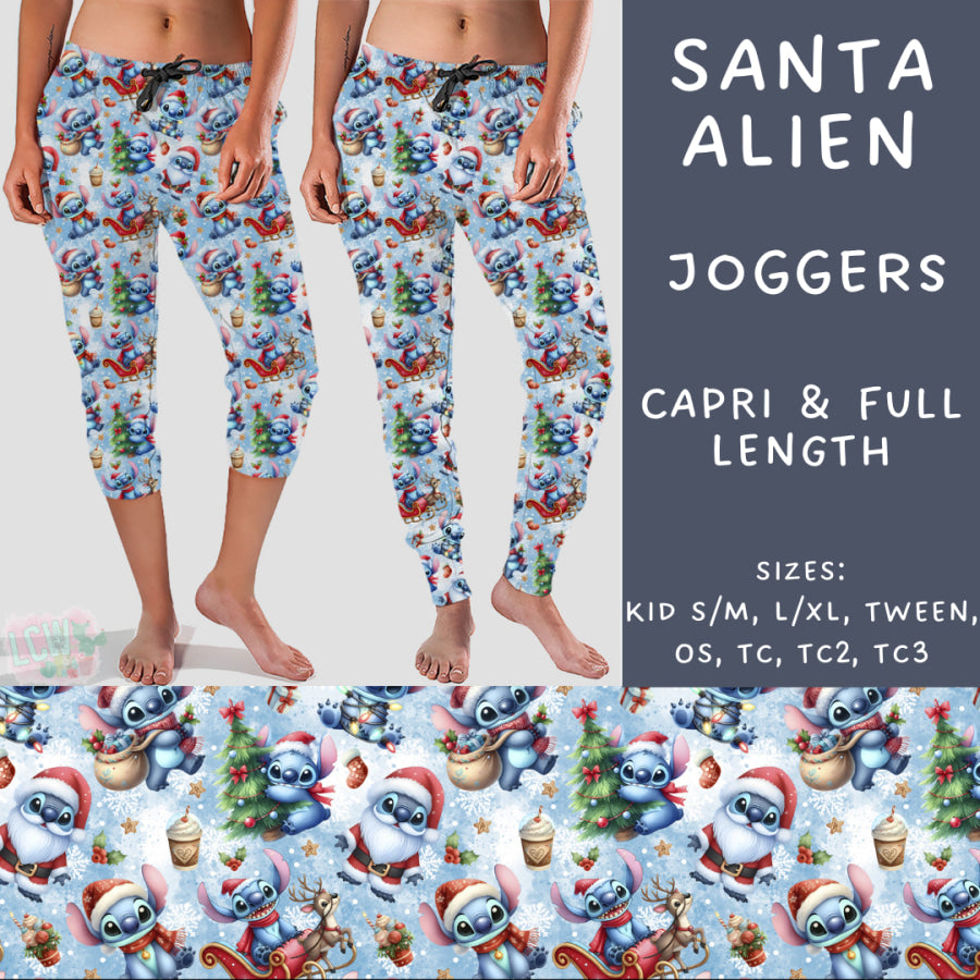 Preorder Custom Styles - Santa Alien - Closes 31 Oct - ETA early Jan 2025 Leggings