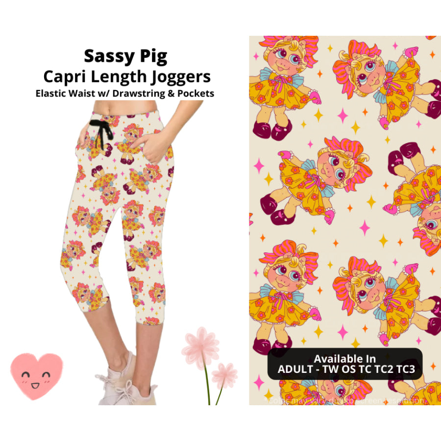 Preorder Custom Styles - Sassy Pig - Closes 3 Mar - ETA mid Jun 2025 Leggings