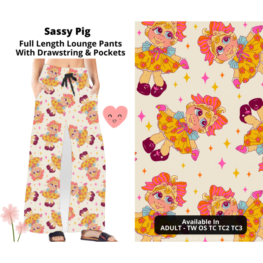 Preorder Custom Styles - Sassy Pig - Closes 3 Mar - ETA mid Jun 2025 Leggings