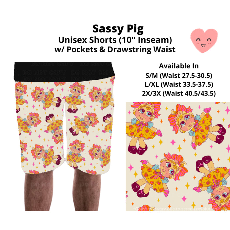 Preorder Custom Styles - Sassy Pig - Closes 3 Mar - ETA mid Jun 2025 Leggings