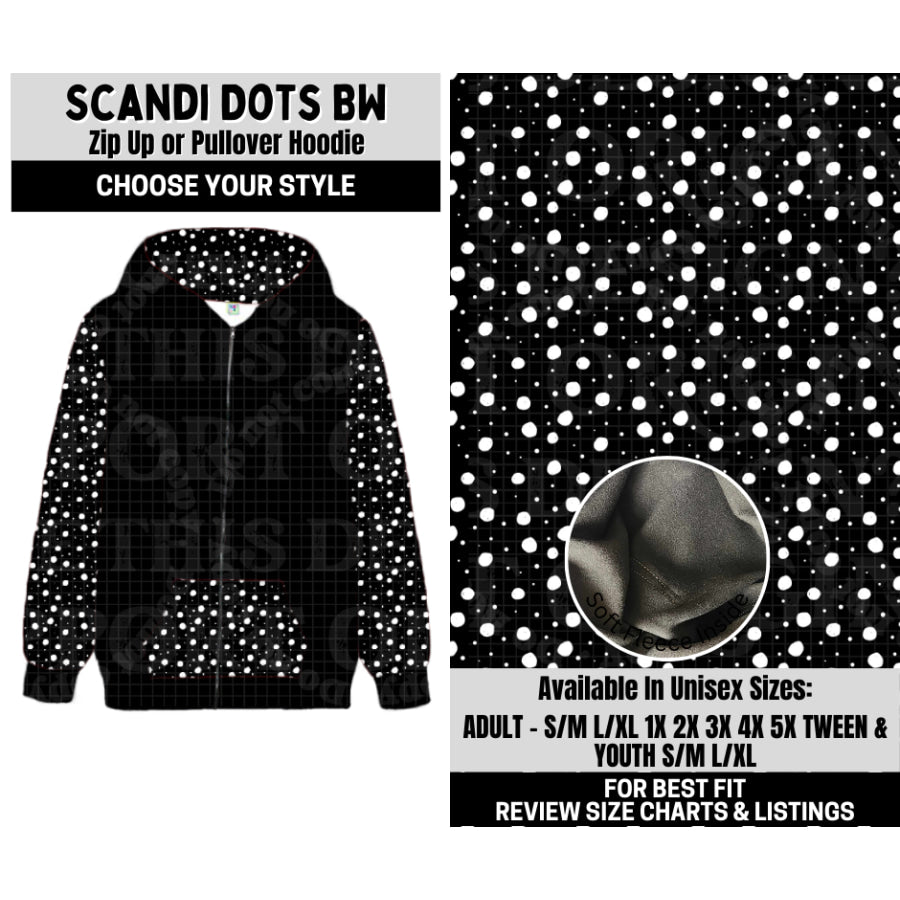Preorder Custom Styles - Scandi Dots BW - Closes 6 Oct - ETA mid Feb 2026 Leggings