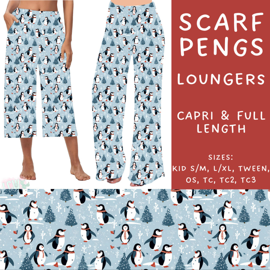 Preorder Custom Styles - Scarf Pengs - Closes 22 Nov - ETA early Feb 2025 Leggings