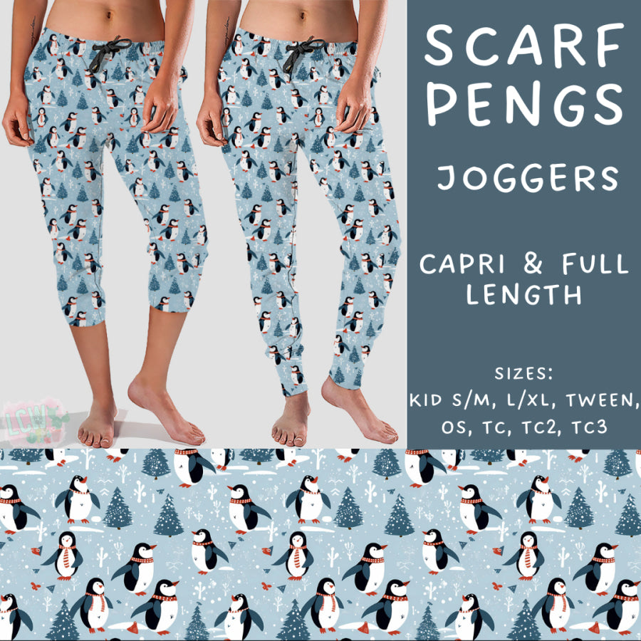 Preorder Custom Styles - Scarf Pengs - Closes 22 Nov - ETA early Feb 2025 Leggings