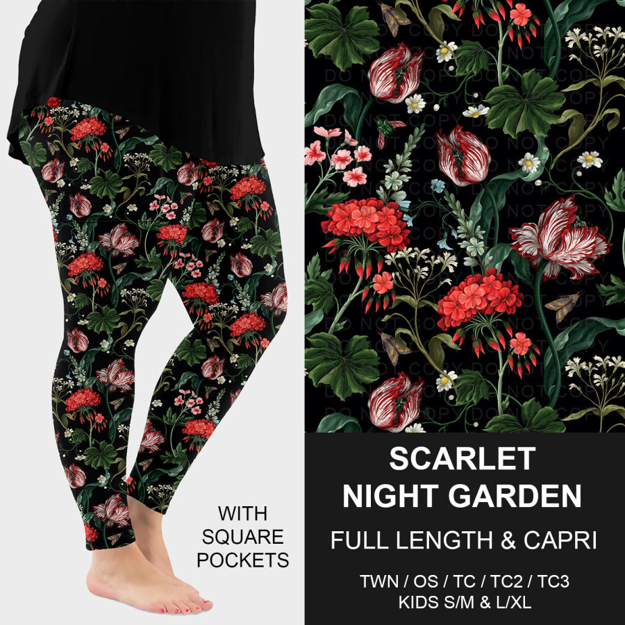 Preorder Custom Styles - Scarlet Night Garden - Closes 9 Dec - ETA early Mar 2026 Loungewear